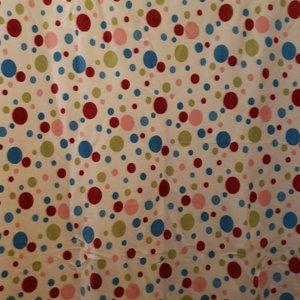 Polka Dots Soft Flannel Fleece Throw Blanket,